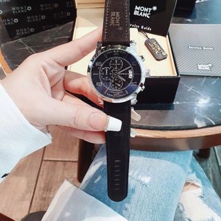 SALE BỎ MẪU ĐỒNG HỒ NAM TRUNG CẤP MONTB DÂY DA LỘN MẶT CHẤM