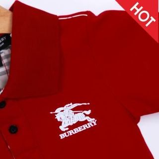 Áo polo BABY Buberry đỏ đô-VNXK-Giá Sỉ, Giá Tốt, ri nhí 7 cái; ri đại 5 cái