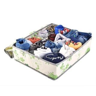 Hộp đựng đồ lót 16 ngăn 2 lớp khung cứng có nắp