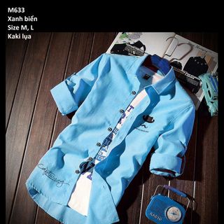 M633 - ÁO SƠ MI NAM RÂU QUAI NÓN