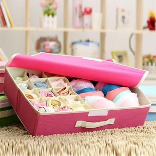 Hộp đựng đồ lót 2 trong 1 có nắp tiện dụng