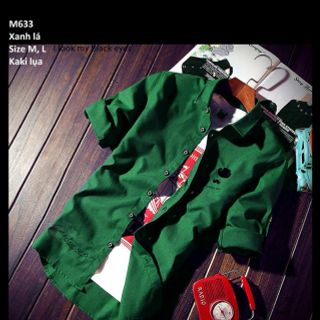 M633 - ÁO SƠ MI NAM RÂU QUAI NÓN