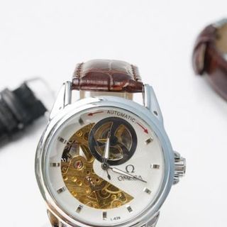 Đồng hồ cơ da MY050