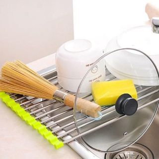 Kệ inox co giãn thông minh gác bồn rửa chén Vina