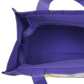 Túi đựng cơm + nước uống 3 ngăn loại trung Kitty tím.