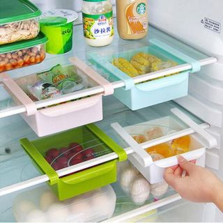 Khay kéo thông minh giúp tủ lạnh gọn gàng