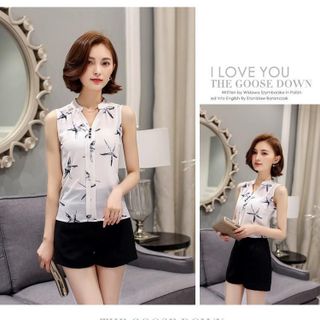 Áo Sơ Mi Cổ Trụ Sao Biển Ngắn Tay - TP904