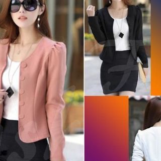 Áo vest tay dài cổ tròn đính nơ sau  MH: LA53-L140