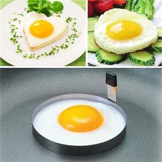 Combo 3 khung inox cao cấp chiên trứng và bánh (tháo rời)