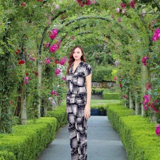 Đồ Bộ Mango Quần Ống Suông Áo Cổ Vest