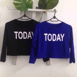 Áo thun croptop Today