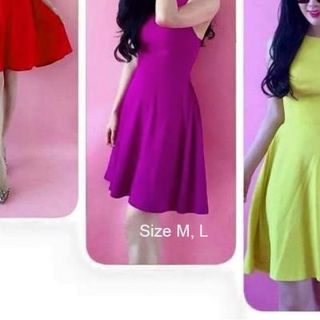 Đầm xòe sát nách MH: LD73-L155