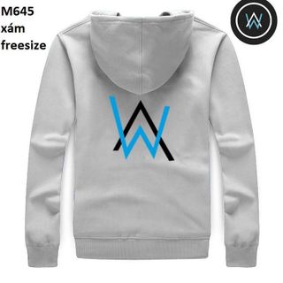 M645 - ÁO KHOÁC NAM CÓ NÓN ALAN WALKER (LOGO LỚN)
