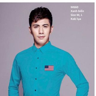 M660 - ÁO SƠ MI NAM CỜ MỸ