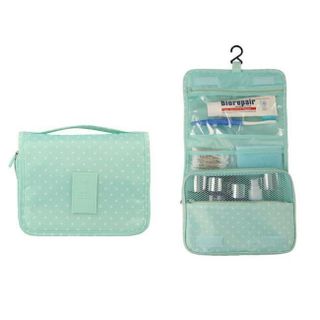 Túi đa năng chống thấm Toiletry nhiều ngăn cao cấp - bi mint