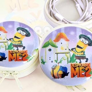 bóp thiếc mini đựng tiền, tai nghe, cáp sạc