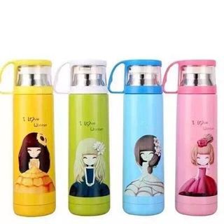 Bình giữ nhiệt cô gái kèm ca
