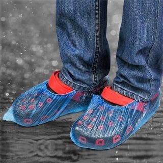 Combo 100 đôi bao nilon bọc giày dép đi mưa tiện dụng...