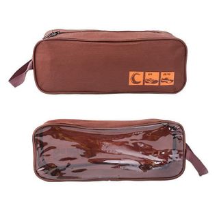 Combo 2 túi đựng giày thể thao chống thấm có quai - nâu