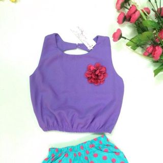 527072 bộ bé gái bông ngực