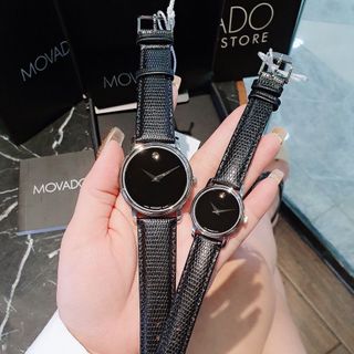 ĐỒNG HỒ NAM NỮ  SIÊU CẤP MÔVAĐÔ DÂY DA MÁY THUỴ SĨ CHECK CODE