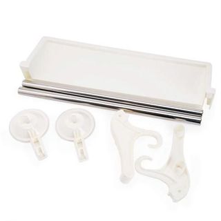 Kệ mini 2 in 1 đựng đồ có 2 thanh treo khăn