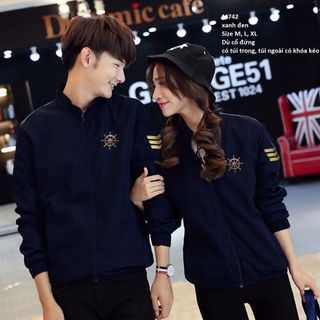 M742 - ÁO KHOÁC CẶP DÙ CỔ ĐỨNG LOGO THỦY THỦ