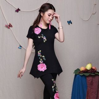 Đồ Bộ In Hoa Hồng Giá Sale 85.000đ