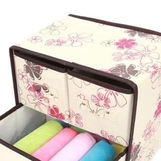 Tủ vải đựng đồ đa năng 3 ngăn khung cứng có nơ VNT - hồng,xanh đen,lá nhỏ,lá lớn,xnha ngựa,hồng ngựa,tím,hồng ,xanh dương..