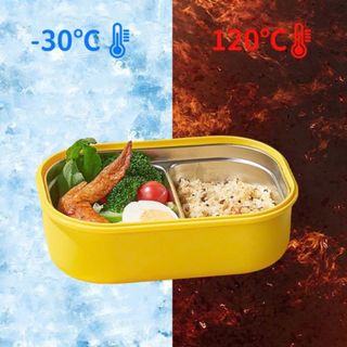 Hộp Đựng Cơm Giữ Nhiệt Inox Cao Cấp - Hộp Cơm Dễ Thương 950ml 22,5x14,5x8Cm