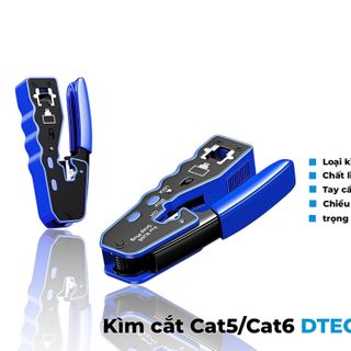 Kìm bấm đầu cáp mạng RJ45 Cat5/6 DTECH DT-1048