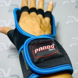 Găng Tay Tập Gym có quấn cổ tay Nam Nữ Lâm Sport - Bảo Vệ Cổ Tay Hạn Chế Chai Tay ,