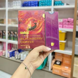 Cà phê Mâm xôi đen hộp 15gói, có số lượng(tem chấm)
