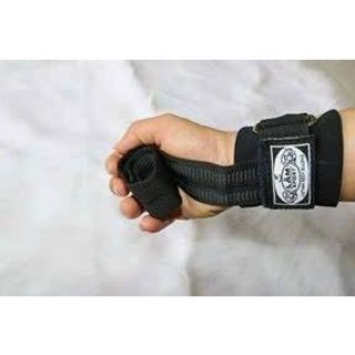 Dây quấn cổ tay tập tạ lifting strap, dây kéo lưng hỗ trợ nâng đẩy tạ xà đơn (1 đôi) LOẠI CÓ NỆM MÚT