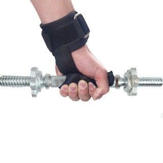 Dây quấn cổ tay tập tạ lifting strap, dây kéo lưng hỗ trợ nâng đẩy tạ xà đơn (1 đôi) LOẠI CÓ NỆM MÚT