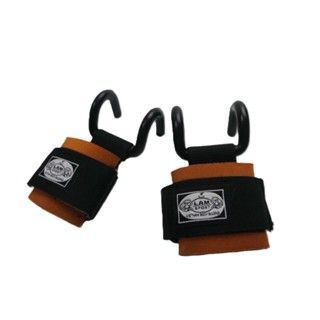 Dây quấn cổ tay tập tạ có móc treo , dây kéo lưng có móc treo chính hãng LÂM SPORT ( 2 CHIẾC)