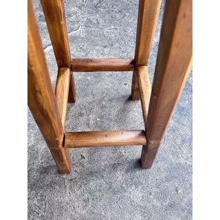 GHẾ ĐÔN CAO GỖ THÔNG (ẢNH THẬT)