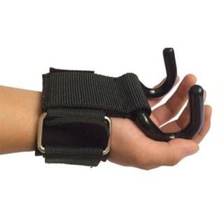 Dây quấn cổ tay tập tạ có móc treo , dây kéo lưng có móc treo chính hãng LÂM SPORT ( 2 CHIẾC)