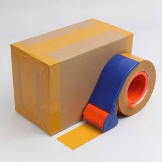 Băng keo to màu đóng hàng cam đục
