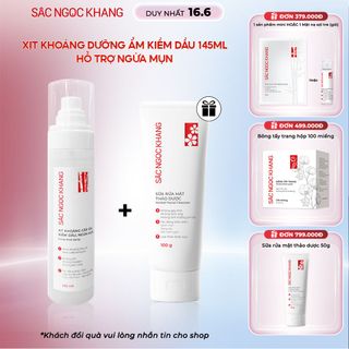 Xịt Khoáng Cấp Ẩm, Kiềm Dầu, Ngừa Mụn