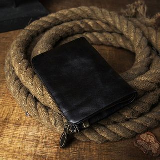 Ví ngắn nam da bò thật 5008