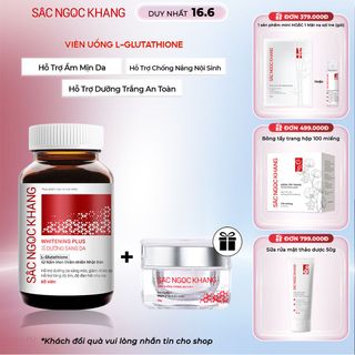 Viên Uống Dưỡng Trắng Vượt Trội Whitening Plus [Hộp 60 viên]