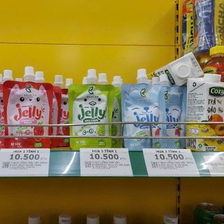 Nước thạch uống hoa quả Jelly túi 80ml- Hương vị trái cây 10 túi/bịch