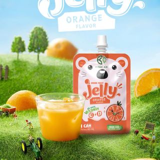 Nước thạch uống hoa quả Jelly túi 80ml- Hương vị trái cây 10 túi/bịch
