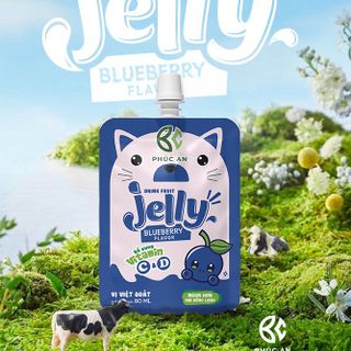 Nước thạch uống hoa quả Jelly túi 80ml- Hương vị trái cây 10 túi/bịch