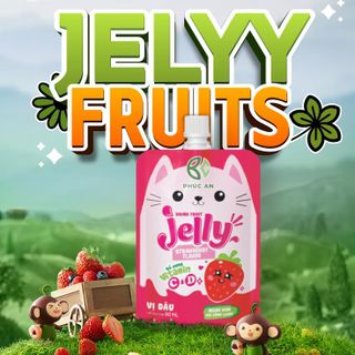 Nước thạch uống hoa quả Jelly túi 80ml- Hương vị trái cây 10 túi/bịch