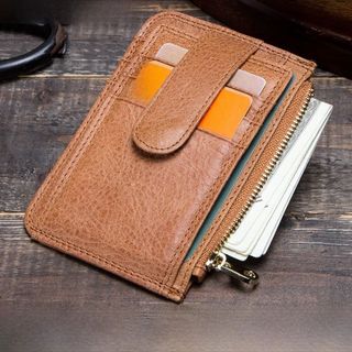Ví thẻ nam da bò thật 1009