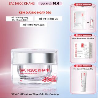 Kem Dưỡng Trắng Da Ban Ngày 5 in 1 [Hũ 30g]