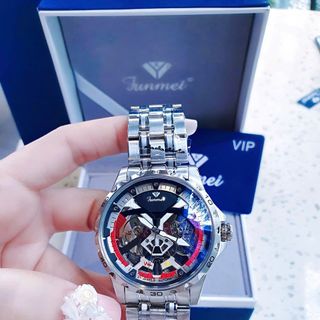 ĐỒNG HỒ NAM CHÍNH HÃNG FUNMEI AUTOMATIC MẶT VIỀN MÀU FULLBOX TEM HÃNG