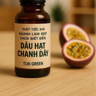 Dầu Hạt Chanh Dây: Viên Ngọc Tiềm Năng "Thuần Việt" Cho Ngành Mỹ Phẩm